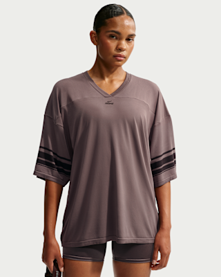 NikeSKIMS Stretch Knit Women's Oversized V-Neck Top. Nike JP